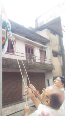 राइस मिल एसोसिएशन ने फहराया तिरंगा