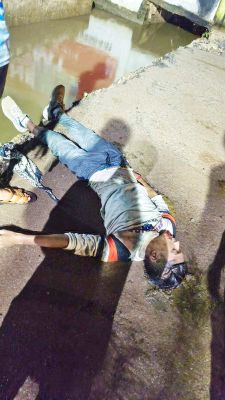 निर्माणाधीन नाला में गिरने से युवक की मौत