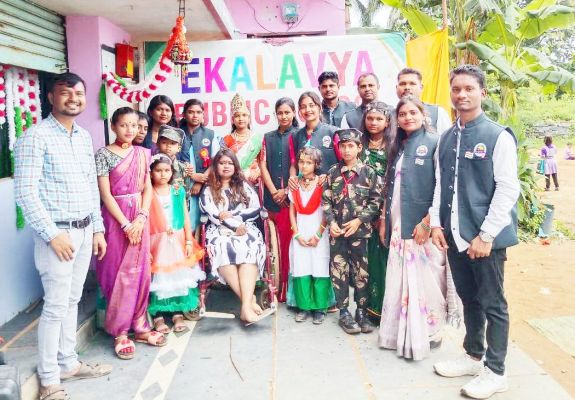 एकलव्य पब्लिक स्कूल में मना स्वतंत्रता दिवस