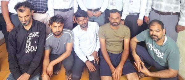 डिजिटल अरेस्ट कर धोखाधड़ी करने वाले कंबोडिया गैंग के 5 गिरफ्तार