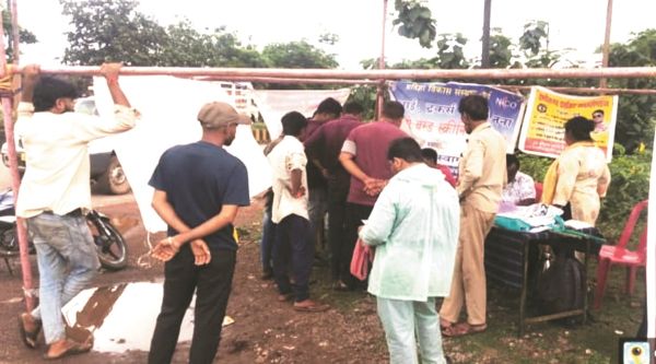 ड्राइवरों के लिए स्वास्थ्य शिविर