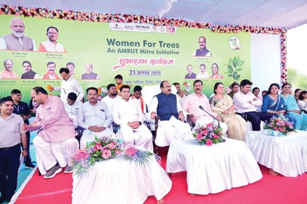 साव ने वीमेन फॉर ट्रीज अभियान का किया राज्य स्तरीय शुभारंभ