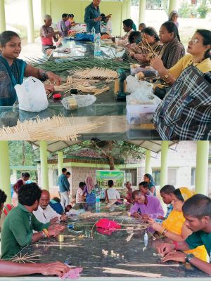 बांस शिल्पकला बनेगा कमार और बंसोड़ परिवारों के आर्थिक सशक्तिकरण का जरिया