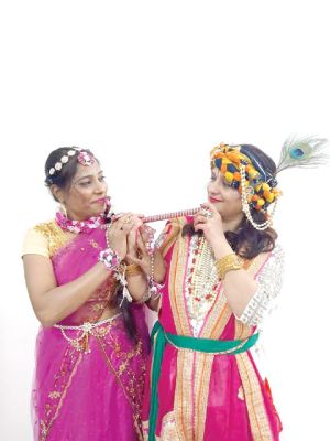 श्री कृष्ण की छठी पर्व में झूमा यादव समाज