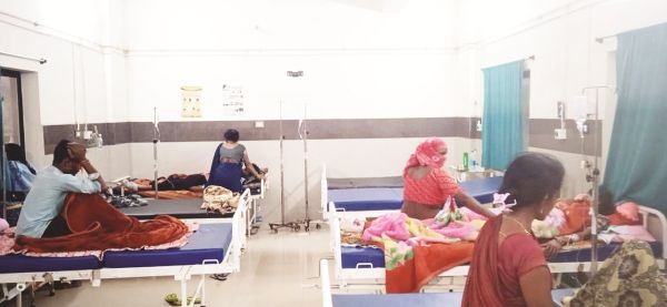 उल्टी-दस्त मरीजों से सीएचसी के सभी बेड फुल