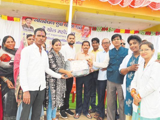 पोड़ में लोकार्पण-खेल महोत्सव