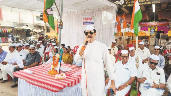 सेवा दल के सत्याग्रह आंदोलन में कांग्रेसियों ने मोदी सरकार पर लगाए वोट चोरी के आरोप