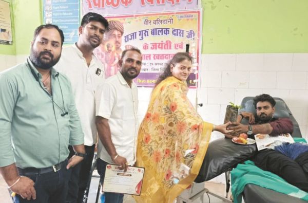 रक्तदान महादान है, इससे बढक़र कोई पुण्य कार्य नहीं हो सकता-कल्पना योगेश