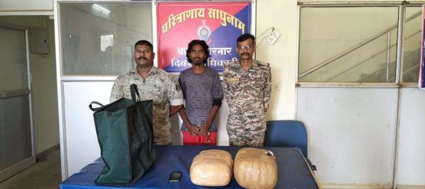 गांजा संग एक आरोपी गिरफ्तार