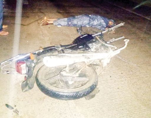 वाहन ने बाइक सवार को मारी जोरदार टक्कर, मौत