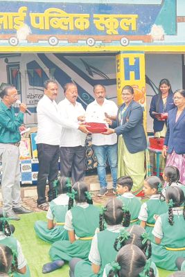 भिलाई पब्लिक स्कूल में शिक्षक दिवस के अवसर पर शिक्षकों का सम्मान