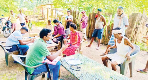 मांगीतोंग में स्वास्थ्य शिविर, उल्टी-दस्त पर काबू