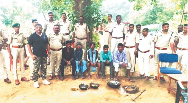 करंट से वन्य प्राणियों का शिकार, 5 आरोपी गिरफ्तार, एक फरार