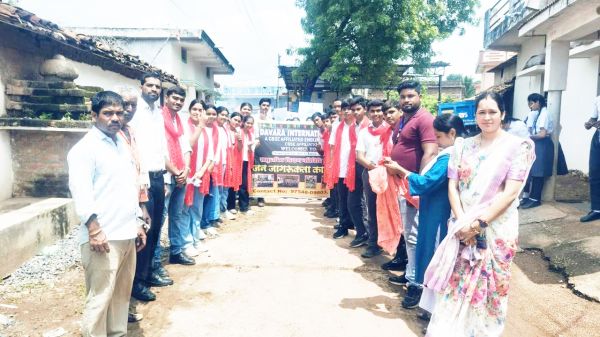 दावड़ा इंटरनेशनल स्कूल में जन जागरूकता रैली व नुक्कड़ नाटक