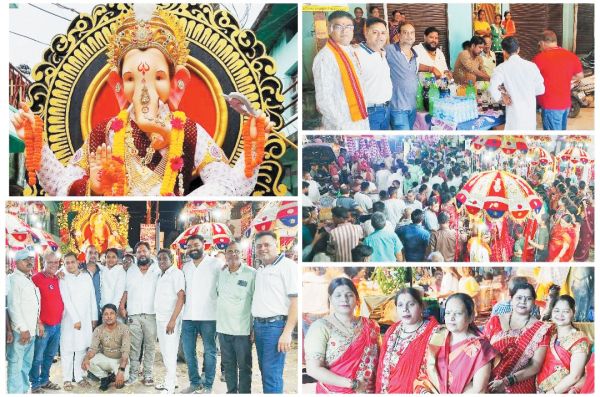 बनिया पारा के महाराजा गणपति बप्पा का विसर्जन