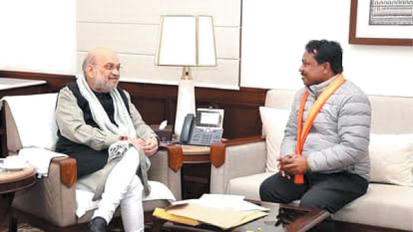 सांसद महेश कश्यप ने दिया गृहमंत्री अमित शाह को बस्तर आने का निमंत्रण