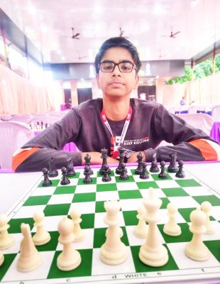 राष्ट्रीय शतरंज स्पर्धा के  लिए दीपांशु का चयन