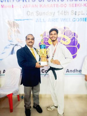 ​ओपन कराते चैंपियनशिप में शिवा सारथी को गोल्ड