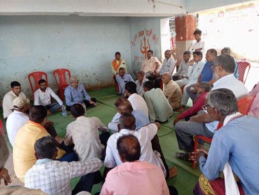 चौपाल में दलहन-तिलहन फसलों की बुवाई पर चर्चा