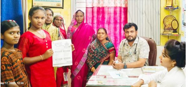 स्वस्थ नारी सशक्त परिवार अभियान:  स्वास्थ्य केंद्रों में स्वास्थ्य शिविर