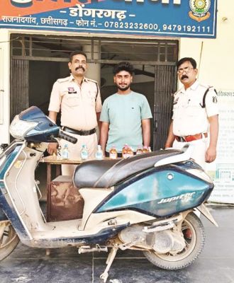 अवैध शराब के साथ एक गिरफ्तार