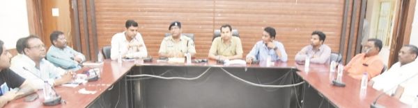 नवरात्रि को लेकर शांति समिति की बैठक