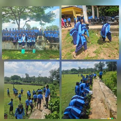 विद्यार्थियों व शिक्षकों ने ली स्वच्छता की शपथ