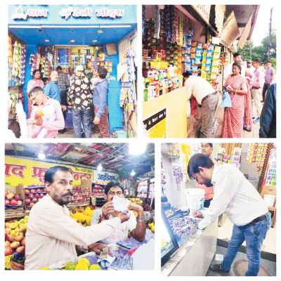 16 दुकानदारों से 8 किलो प्रतिबंधित प्लास्टिक जब्त