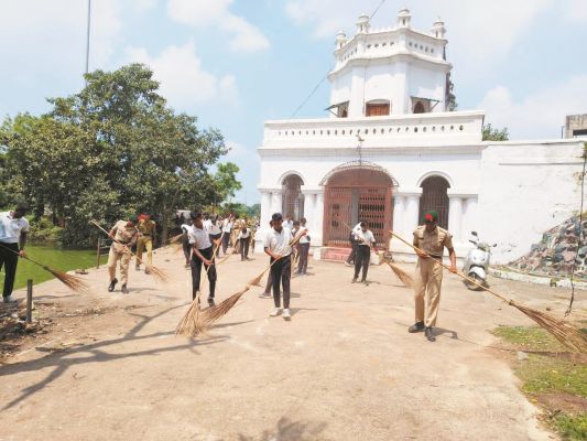 कैडेटों ने दिया स्वच्छता का संदेश