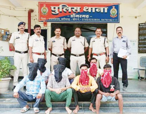 7 आरोपियों के विरूद्ध प्रतिबंधात्मक कार्रवाई