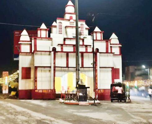 माँ महामाया मंदिर सहित दुर्गा पंडालों में भक्तिमय वातावरण