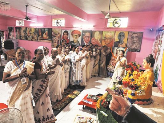 राजनांदगाव में मनाई गई अनागारिक-धम्मपाल जयंती