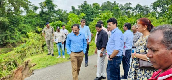 सुकमा में एनडीएमए टीम का दौरा,  बाढ़ प्रबंधन व राहत कार्यों की सराहना