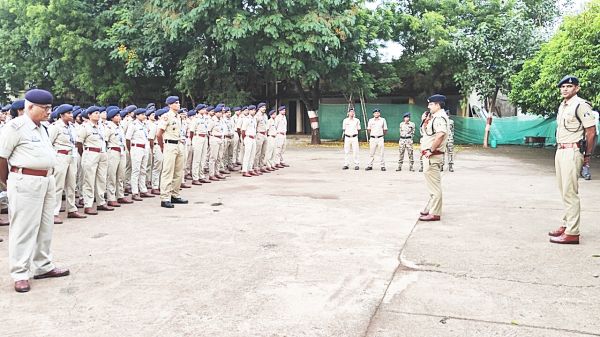 150 प्रशिक्षुक पीएसआई  मां बम्लेश्वरी डोंगरगढ़ मेला ड्यूटी के लिए रवाना