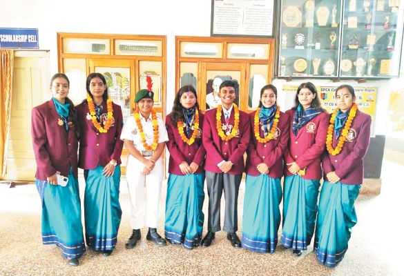 एआईएनएससी में कॉलेज कैडेट्स की शानदार उपलब्धि