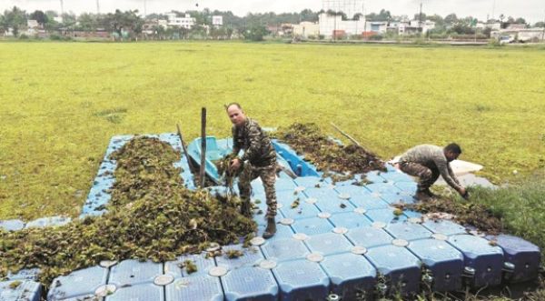 188 बटालियन सीआरपीएफ व नपा टीम का स्वच्छता अभियान