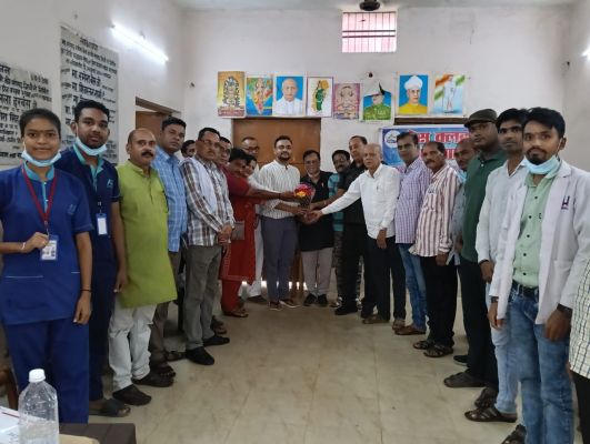 प्रेस क्लब का स्वास्थ्य परीक्षण शिविर