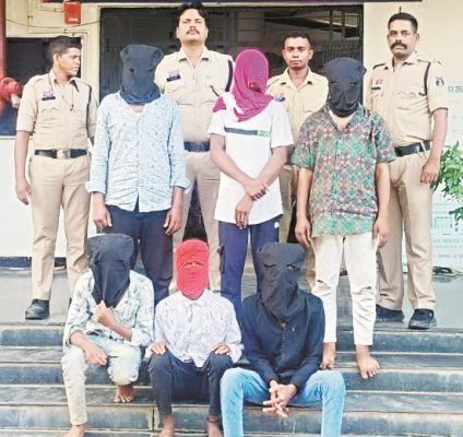 मेला में शांतिभंग, आधा दर्जन बदमाशों पर कार्रवाई