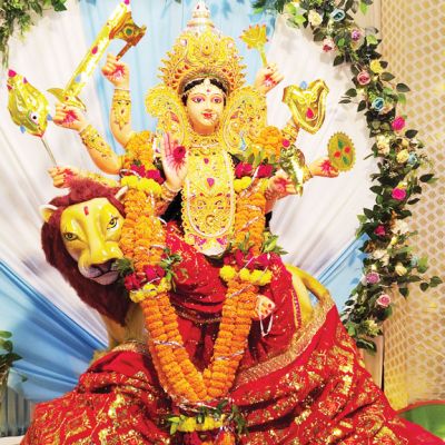 नकुलनार में दुर्गा उत्सव