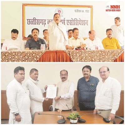 समय पर भुगतान नहीं, छग कांट्रेक्टर्स एसो. ने साव को सौंपा ज्ञापन