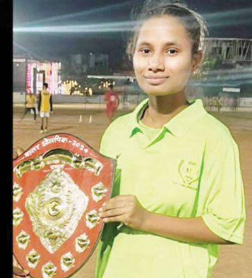  प्रियंका कुलदीप का राज्य कबड्डी स्पर्धा के लिए चयन