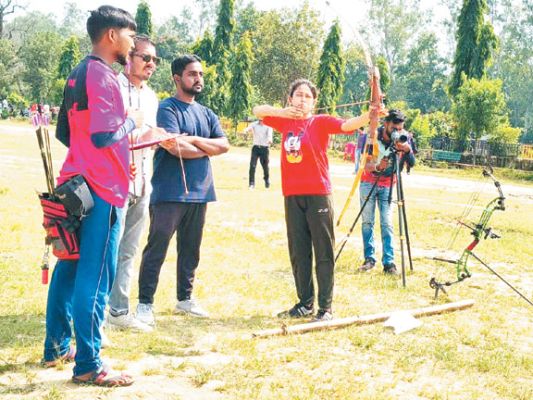 के.आर. टेक्निकल कॉलेज ने किया अंतरमहाविद्यालय तीरंदाजी ट्रायल का संचालन