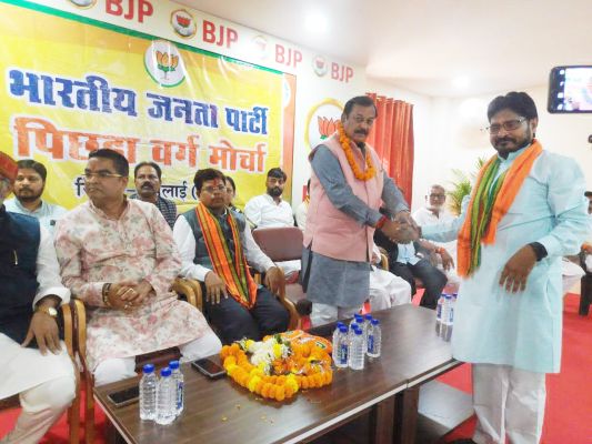 भाजपा के संगठन को मजबूती प्रदान करने में ओबीसी मोर्चा अग्रणी भूमिका निभाएगा- अशोक साहू