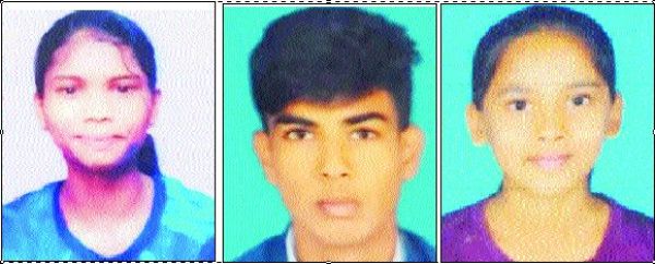 जिया, दिव्यांशी और दिलेश्वर का राष्ट्रीय स्पर्धा में चयन