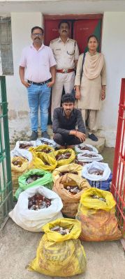 अवैध शराब जब्त, एक आरोपी गिरफ्तार