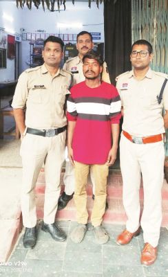 पिता से विवाद, युवक पर कार्रवाई