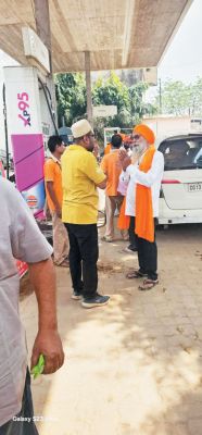 गुरु तेग बहादुर साहिब की शहीदी यात्रा पहुंची सारंगढ़, स्वागत