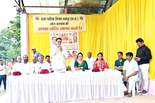 दशहरा उद्यान निर्माण का भूमिपूजन