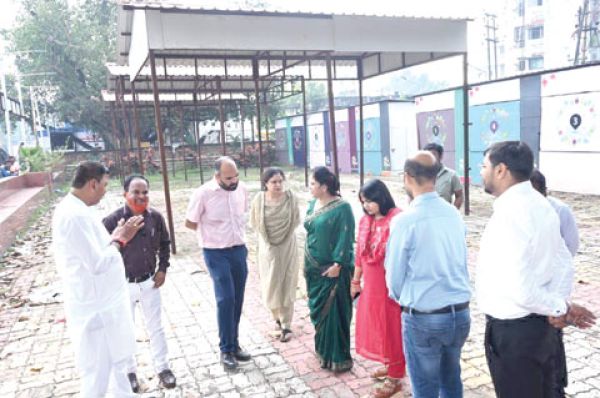 चिकनी मंदिर के पसरा व्यापारी अब बूढ़ापारा धरना स्थल पर