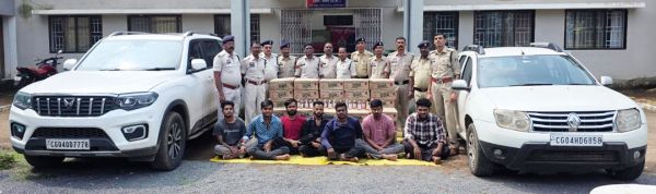 3 गाडिय़ों से अवैध अंग्रेजी शराब जब्त, 7 तस्कर गिरफ्तार